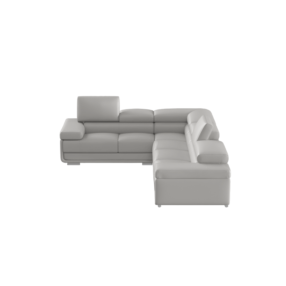 2119 Sectional with Extra Chair - Beige by ESF Furniture at Eve Furniture