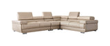 2119 Sectional with Extra Chair - Beige by ESF Furniture at Eve Furniture