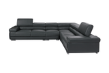 2119 Sectional with Extra Chair- Dark Grey, Composition 2 by ESF Furniture at Eve Furniture