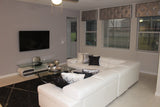 2119 Sectional with Extra Chair - White by ESF Furniture at Eve Furniture
