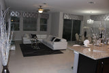 2119 Sectional with Extra Chair - White by ESF Furniture at Eve Furniture