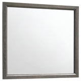 Juego de dormitorio de 4 piezas con panel completo Watson Grey Oak