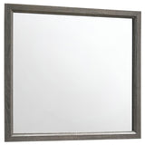 Juego de dormitorio de panel completo de 5 piezas Watson Roble Gris