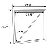 Juego de dormitorio de panel completo de 5 piezas Watson Roble Gris