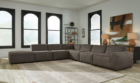 Allena Gunmetal 6-Piece Modular LAF Sectional