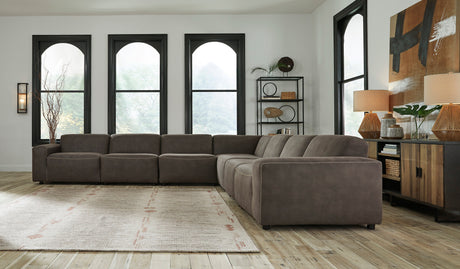 Allena Gunmetal 7-Piece Symmetrical Modular Sectional