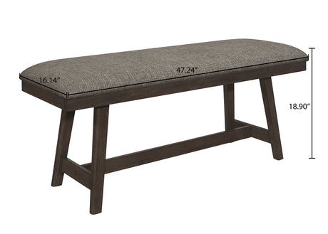 Ember Brown Dining Bench