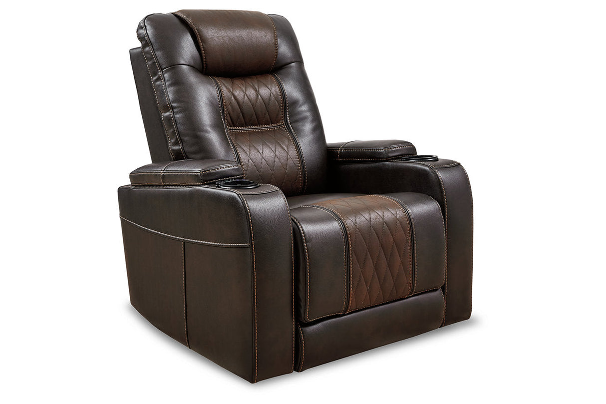 Composer Brown Power Recliner