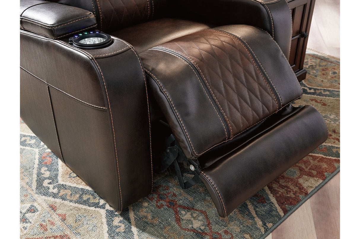 Composer Brown Power Recliner