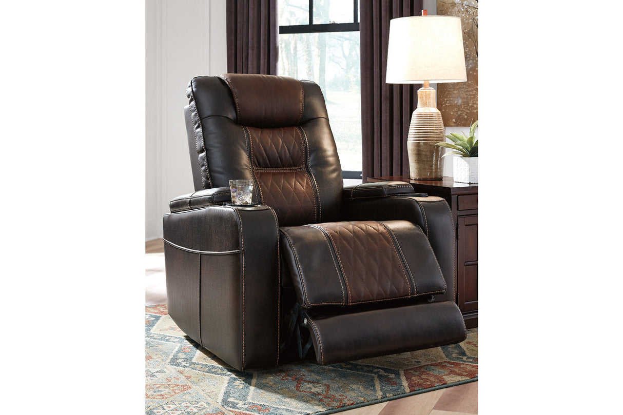 Composer Brown Power Recliner