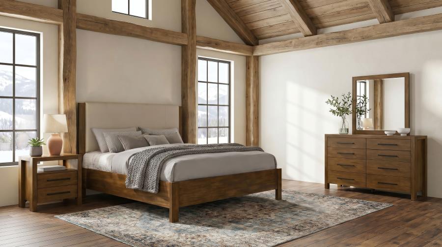 Adderley Warm Brown 4-piece Queen Bedroom Set by Coaster at Eve Furniture