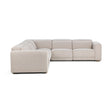 Knoxville 5pc Power Recliner Sectional - Gray by Classic Home at Eve Furniture