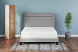 Chime 12 Inch Memory Foam White Twin Mattress in a Box