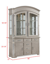 Klina Silver Champagne China Cabinet