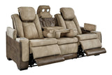 Next-Gen DuraPella Sand Power Reclining Sofa