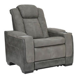 Next-Gen Durapella Slate Power Reclining Living Room Set