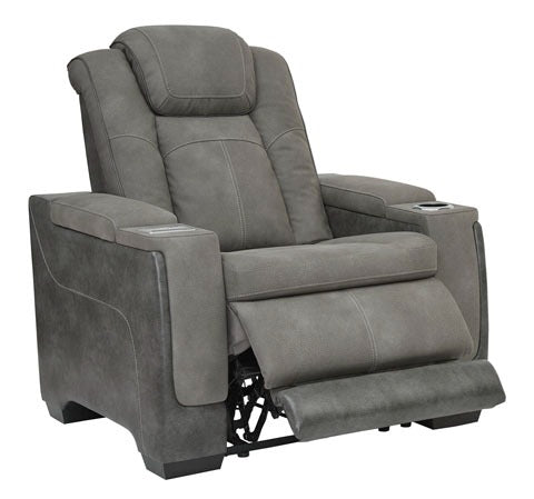 Next-Gen Durapella Slate Power Reclining Living Room Set