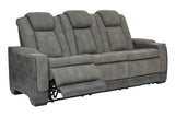 Next-Gen DuraPella Slate Power Reclining Sofa