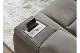 Next-Gen DuraPella Slate Power Reclining Sofa and Loveseat