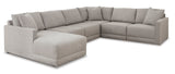 Katany Shadow 6-Piece LAF Chaise Sectional