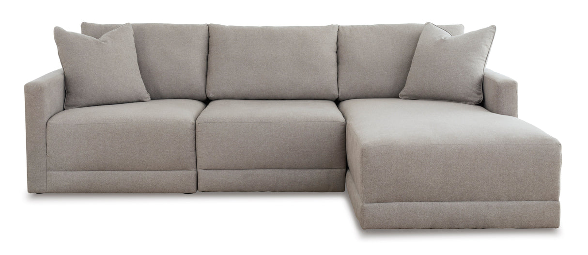 Katany Shadow 3-Piece RAF Chaise Sectional