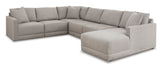 Katany Shadow 6-Piece RAF Chaise Sectional