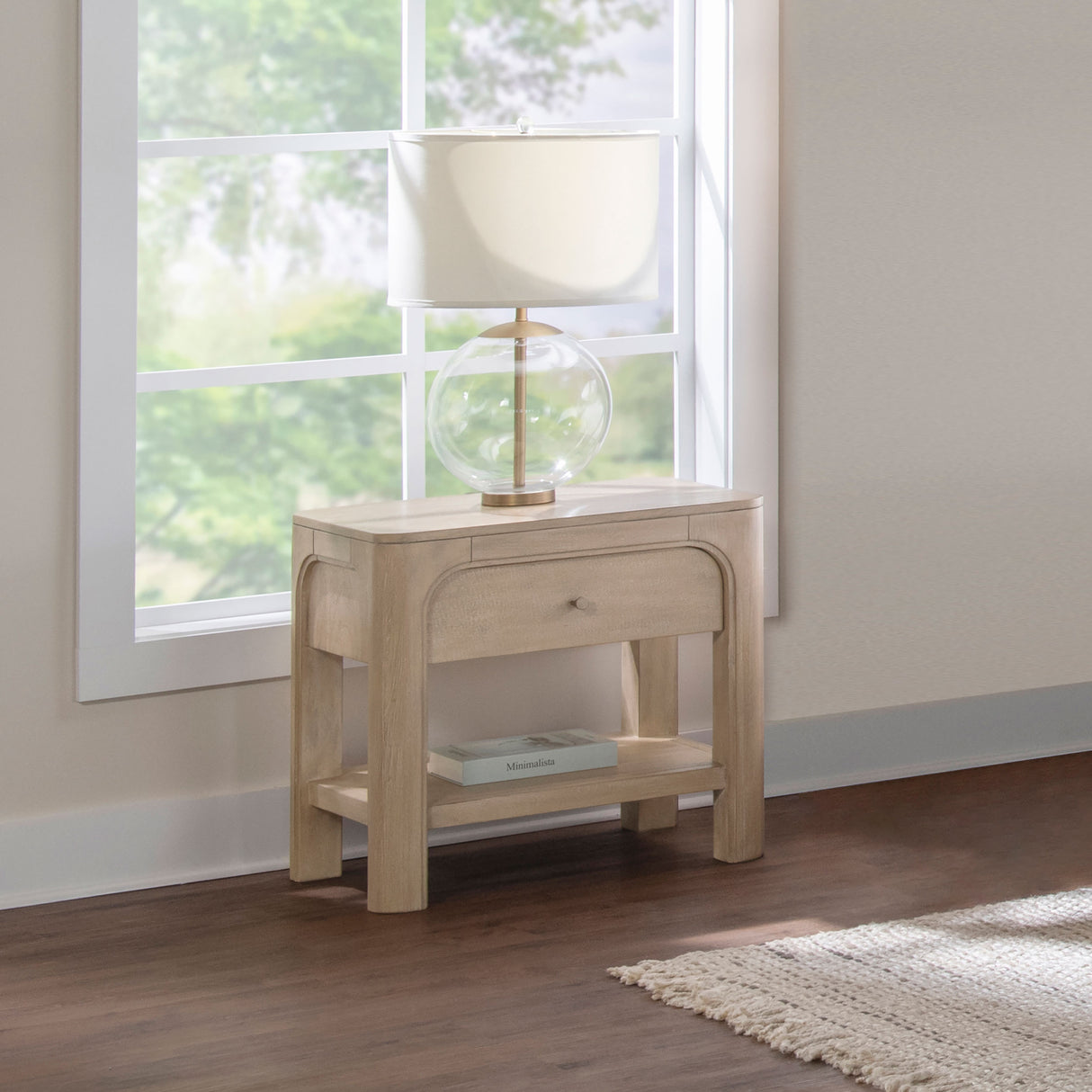 Solano Weathered Mango 1-drawer Nightstand Bedside Table by Coaster at Eve Furniture