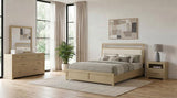 Hendricks Light Oak 4-piece Eastern King Bedroom Set by Coaster at Eve Furniture