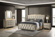 Lorient Ivory and Camel 4-Piece California King Bedroom Set by Coaster at Eve Furniture