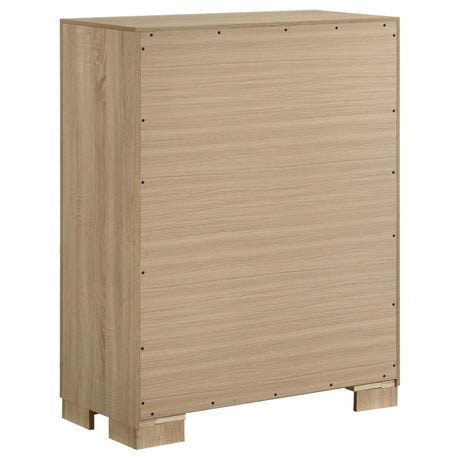 Arielle Light Oak 5-piece Queen Bedroom Set by Coaster at Eve Furniture