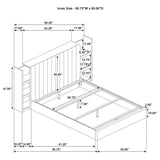Arielle Light Oak 5-piece Queen Bedroom Set by Coaster at Eve Furniture