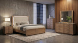 Leanne Light Oak 5-piece Queen Bedroom Set by Coaster at Eve Furniture