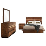 Winslow 4-Piece California King Bedroom Set Smokey Walnut by Coaster at Eve Furniture