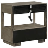 Juego de dormitorio Durango Washed Oak de 4 piezas Eastern King