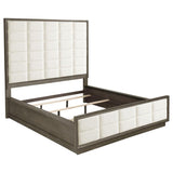 Juego de dormitorio California King Durango roble lavado de 4 piezas