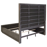 Juego de dormitorio California King Durango roble lavado de 4 piezas