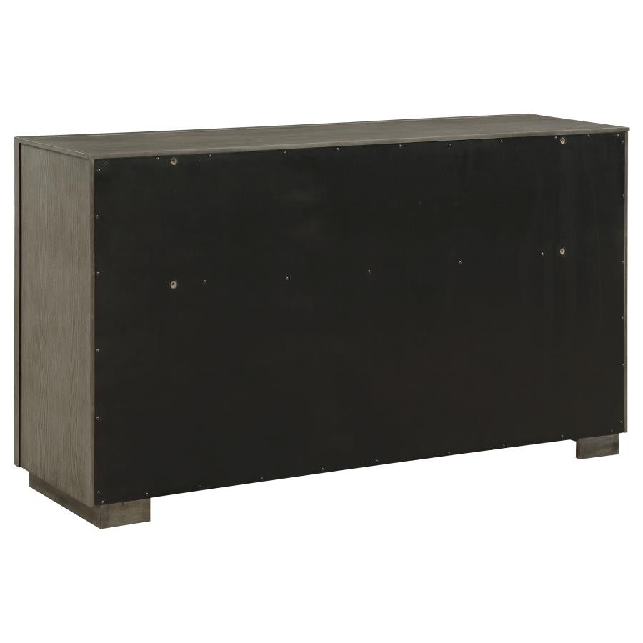 Juego de dormitorio de 5 piezas Durango Washed Oak California King