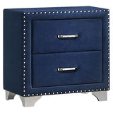 Melody Pacific Blue 4-Piece California King Bedroom Set by Coaster at Eve Furniture