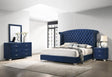 Melody Pacific Blue 4-piece Queen Bedroom Set by Coaster at Eve Furniture