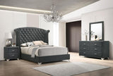 Melody Grey 4-piece Queen Bedroom Set by Coaster at Eve Furniture