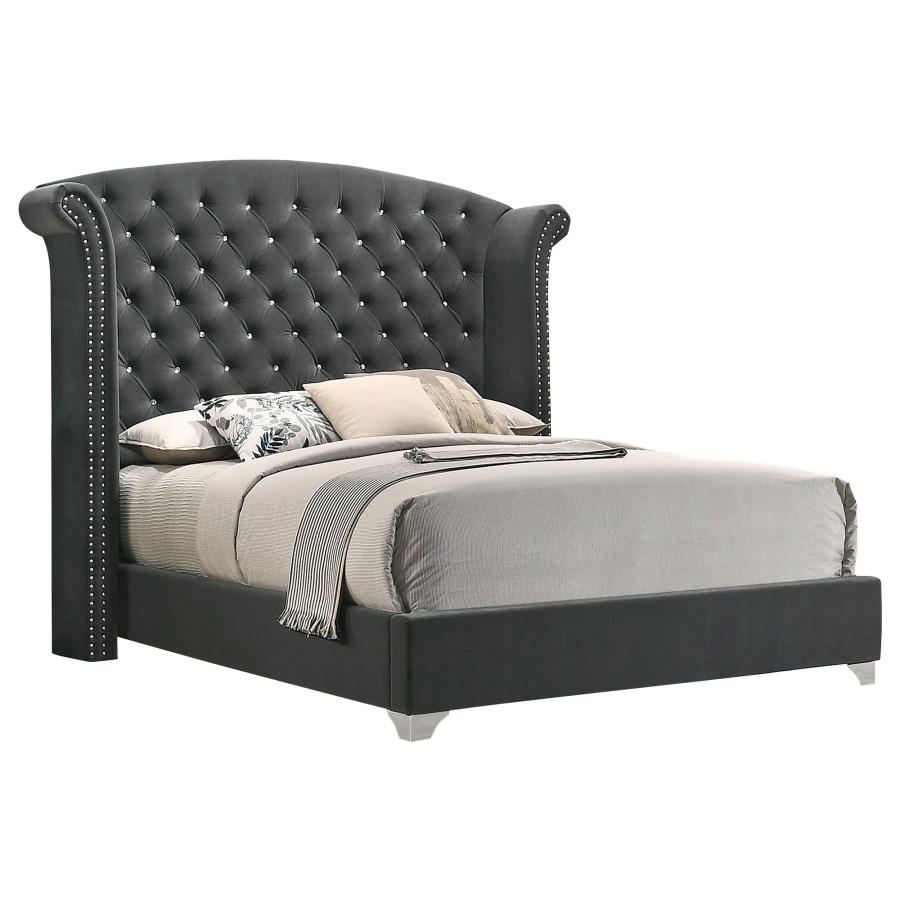 Melody Grey 4-piece Queen Bedroom Set by Coaster at Eve Furniture