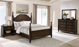 Andover Dark Oak 4-Piece Eastern King Bedroom Set