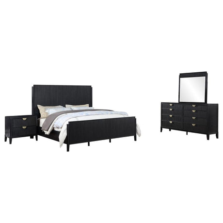 Brookmead Black 4-Piece Queen Bedroom Set by Coaster at Eve Furniture
