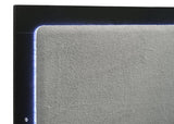 Caraway Black 4-Piece Eastern King Bedroom Set with LED Headboard by Coaster at Eve Furniture