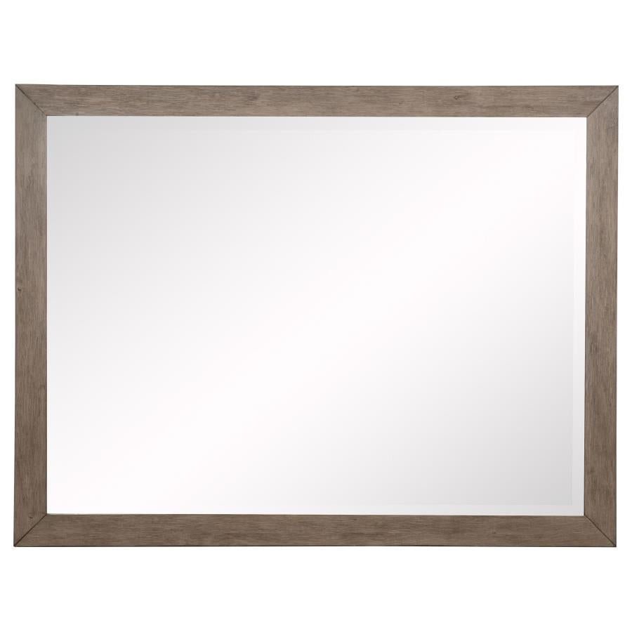 Juego de dormitorio Kenora Barley Brown de 4 piezas tamaño King del este