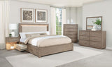 Juego de dormitorio Kenora Barley Brown California King de 5 piezas