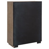 Juego de dormitorio Kenora Barley Brown California King de 5 piezas