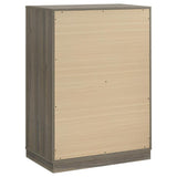 Fenwick Grey Oak 5-Piece Eastern King Bedroom Set by Coaster at Eve Furniture