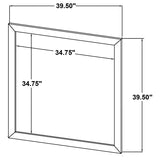 Juego de dormitorio completo de 4 piezas Kaywood Natural Pine