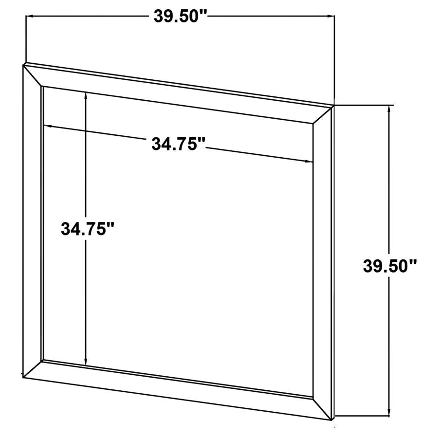 Juego de dormitorio doble de 5 piezas Kaywood de pino natural